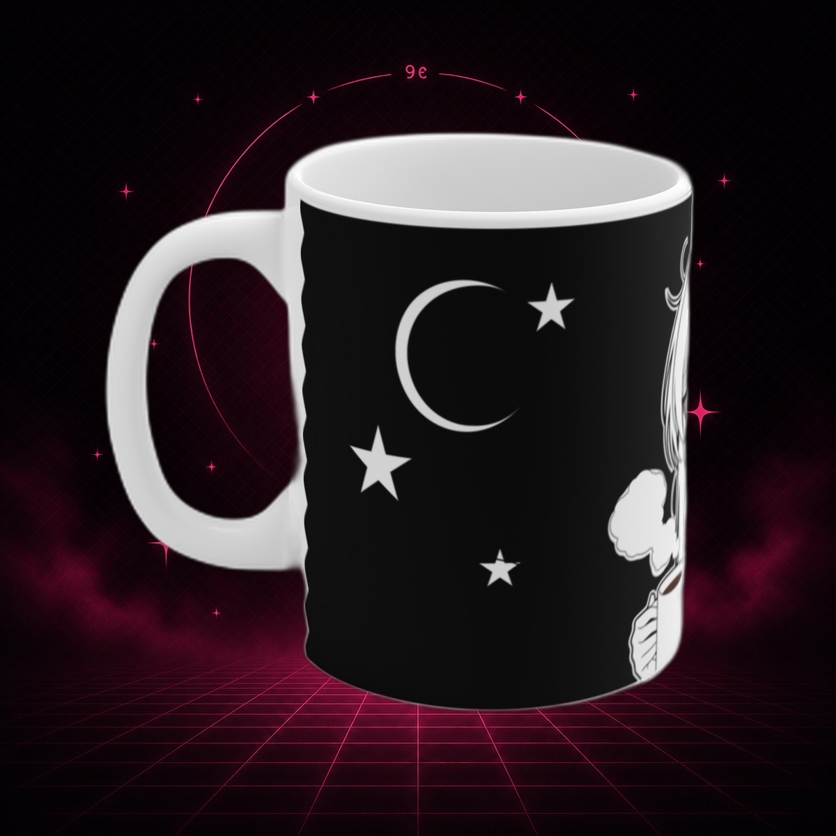 Loading… Tired Anime Girl Coffee Mug view 3